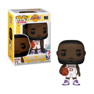 FUNKO POP! NBA Basketball: LeBron James White Uniform (Lakers) - műanyag figura