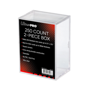 Ultra Pro kártya tároló doboz 250 kártyához - kétrészes